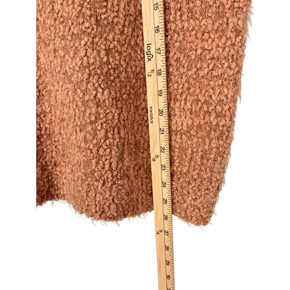Chelsea + Theodore Sweater NWT Boucle Soft Cozy Salmon Small $68 - Picture 5 of 10